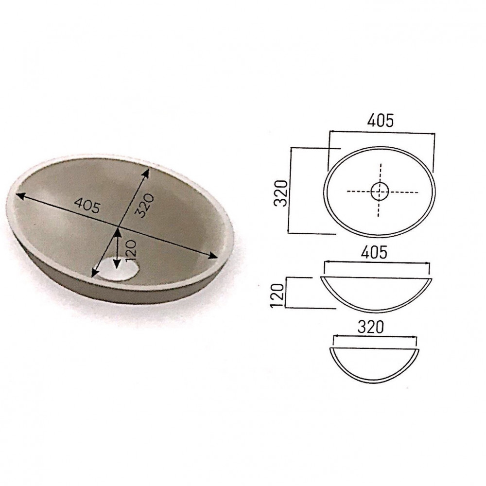 Мийка зі штучного каменю (EG202)