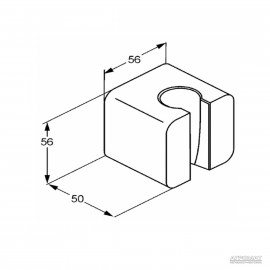 655510500 A-QA Держатель ручного душа