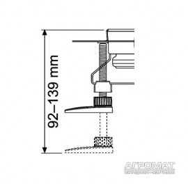 660003 Комплект опор для монтажу канала, низький