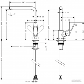 31817000 Focus Смеситель д/кухни