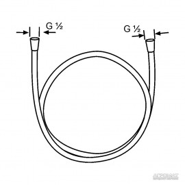 610710500 Suparaflex Silver шланг-1,25m