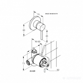 389990576 Bozz Комплект гигиенического душа