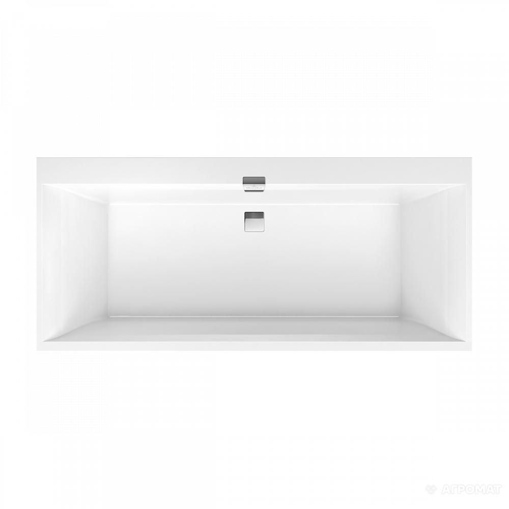 uBQ180SQE2DV-01 SQUARO EDGE 12 Ванна 180х80см, білий (1уп)