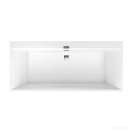 uBQ180SQE2DV-01 SQUARO EDGE 12 Ванна 180х80см, білий (1уп)
