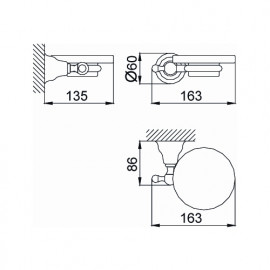 8022142B Charlestone Мыльница, бронза