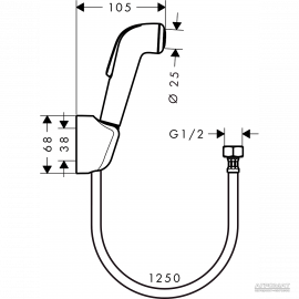 32127000 Shower Bidette Ручной душ бидетта