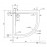 TAKO Поддон д/душевой кабины полукруглый 90x90х4