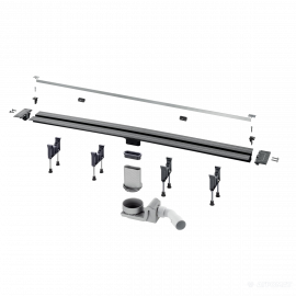704360 Advantix Vario Душовий лоток з вставкою глянц. 300-1200mm