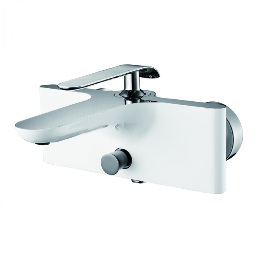 37513148W KATARINA Смеситель д/ванны, хром-белый