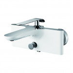 37513148W KATARINA Смеситель д/ванны, хром-белый