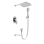 1824SP SOUL Душевая система со смесителем д/ванны, скрытый монтаж