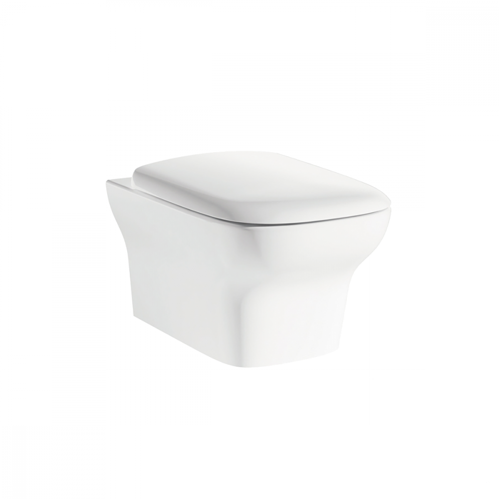 8320023 TYROL Унитаз подвесной Clean Pro+ крышка soft close (2пак)