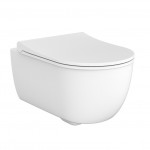 3020140W ART 2.0 Унитаз подвесной безободочный с крышкой soft-close (1 пак) белый матовый