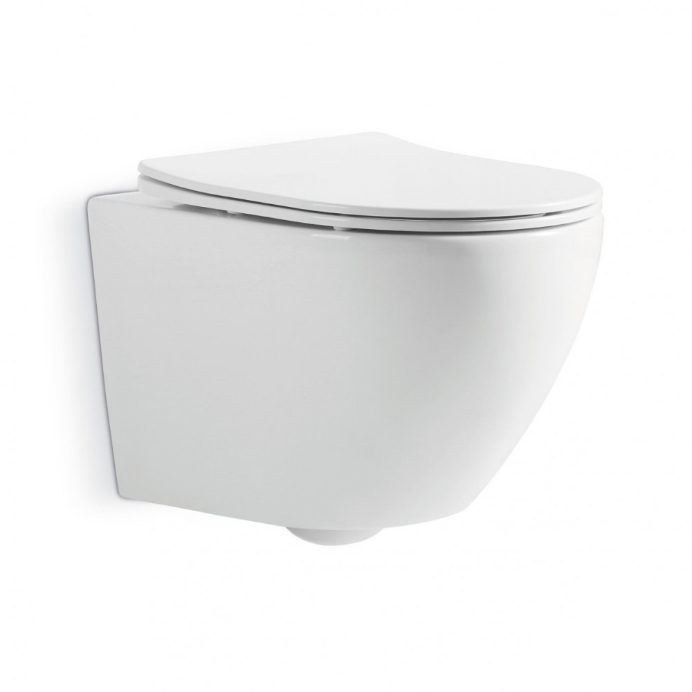 3020162 UNIVERSAL Унитаз подвесной безободочный quick-fix, soft-close (2 пак)