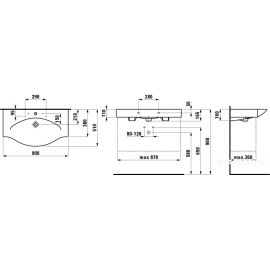 H8117020001041 Palace Раковина 900 x 510