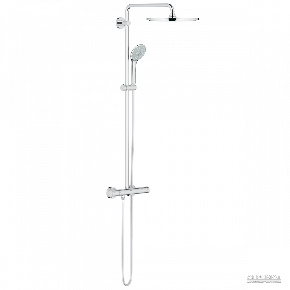 26075000 Euphoria XXL System 310 Душевая система д/душа с термостатом