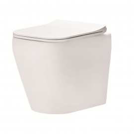 3230130 OPTIMA Унитаз пристенный безободочный + крышка soft-close (2уп)