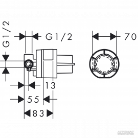 13620180 Внутренняя часть смесителя