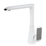 43108141W IVEN Смеситель д/кухни, хром-белый