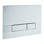 192902(148302) NARROW/NARROW OLIPURE Клавиша двойного смыва, матовый хром