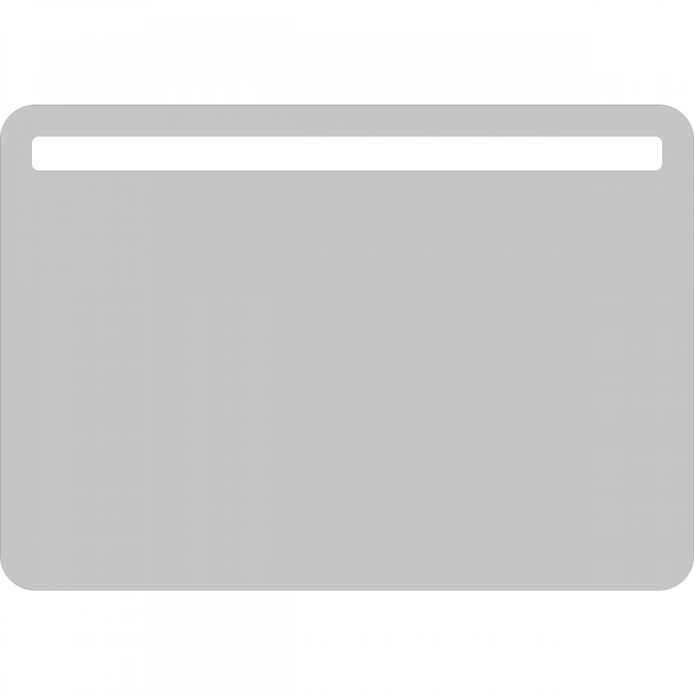 5240130 OPTIMA Дзеркало 1000х700, закругл., LED підсвічування