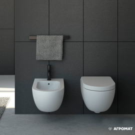 EJVSK Enjoy унитаз подвесной безободковый-RIMLESS, цвет белый