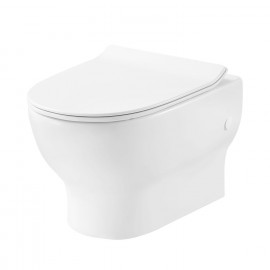 3120121 FRESH Унитаз подвесной безободочный, тонкая крышка soft-close, quickfix (2пак)