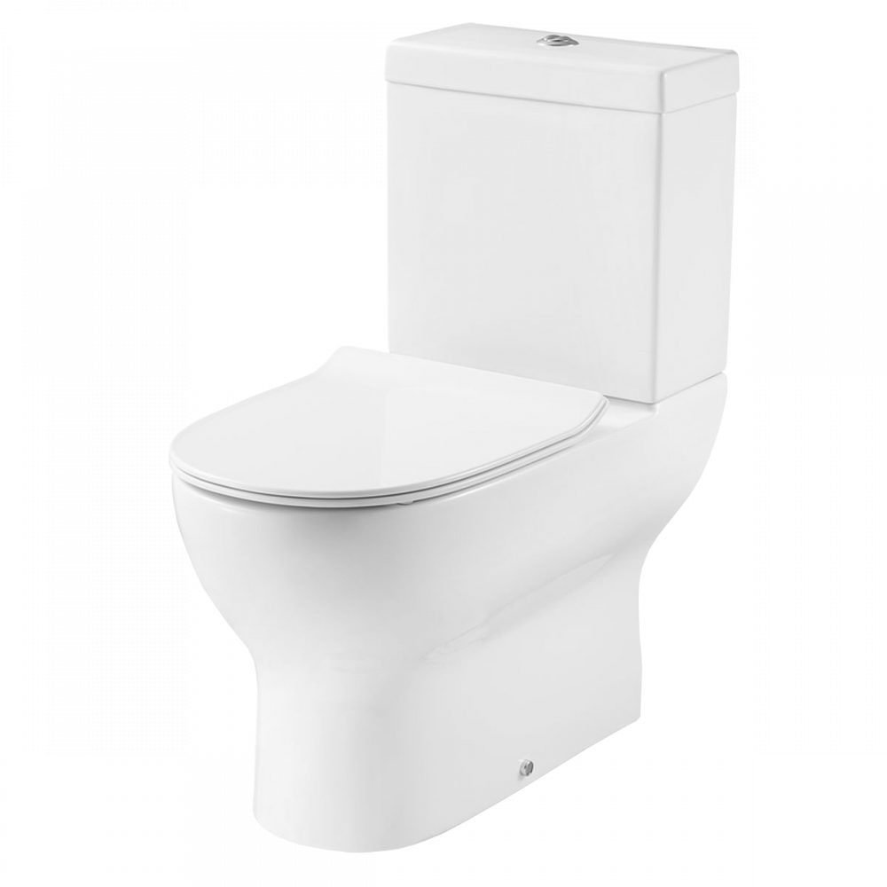 3110121 FRESH Компакт безободочный, тонкая крышка soft-close, quick-fix (3пак)