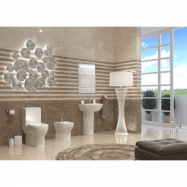 3110121 FRESH Компакт безободочный, тонкая крышка soft-close, quick-fix (3пак)