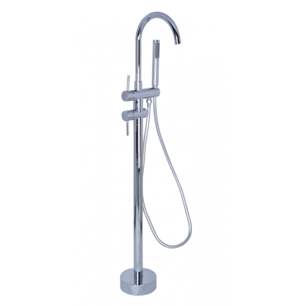 13061160 UNIVERSAL Смеситель для ванны из пола, хром (NEW)