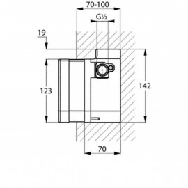 38001 Zenta Внутренняя часть смесителя д/раковины