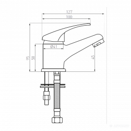 BBC2 Basic Смеситель д/раковины