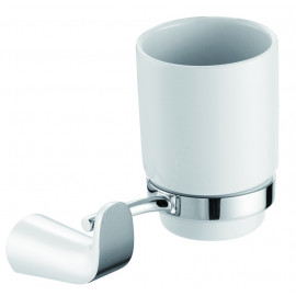 8558148W KATARINA Стакан с держателем, хром-белый
