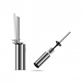 2671171 Щетка для унитаза (настенная крепь/наполь) с комплектом для крепления, нержав.сталь, хром