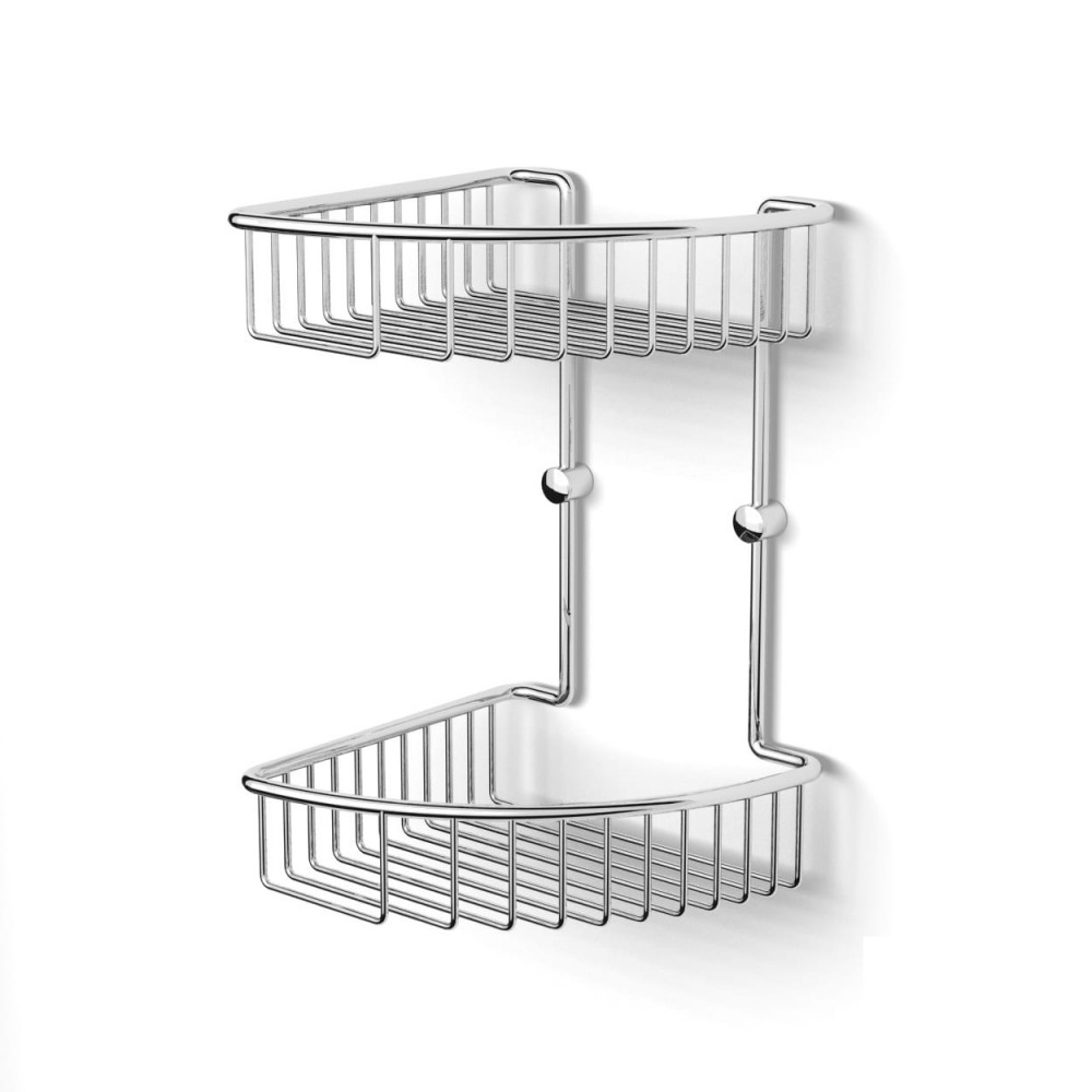 2710860I Полочка для душа двойная угловая со скрытым монтажом, хром