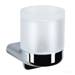 010-8124 S66 дозатор жидкого мыла настенный, хром/стекломат