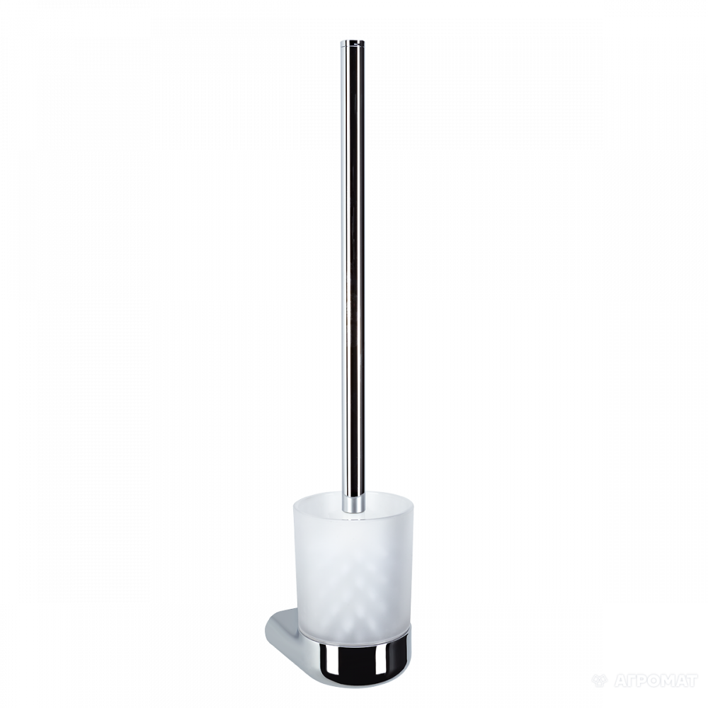 010-8122 S66 Щетка д/унитаза+чаша подв, хром