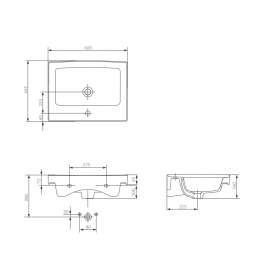 CREA Раковина 60