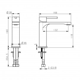 84111110 LAGUNA Смеситель для раковины.
