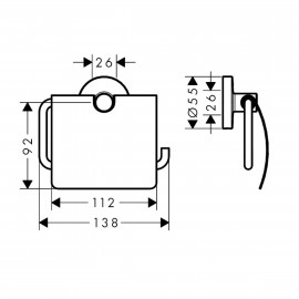 41723000 Logis Universal Держатель бумаги