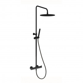 15020140B ART Термостатическая душевая система, черный матовый (1пак)