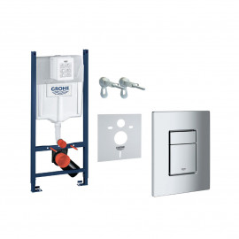 3873200A Rapid SL инсталляция комплект 4в1, клавиша Skate Cosmopolitan, хром