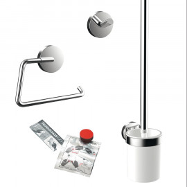 4398 001 00 ROUND Набор аксессуаров, 3 в 1, хром