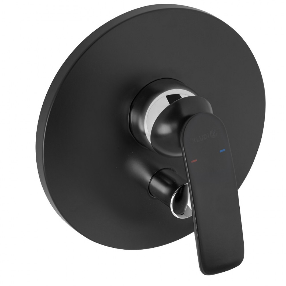 526508775 Balance matt black Наружная часть смесителя д/ванны