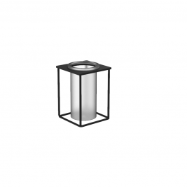 7010120B UP Стакан отдельностоящий, черный матовый