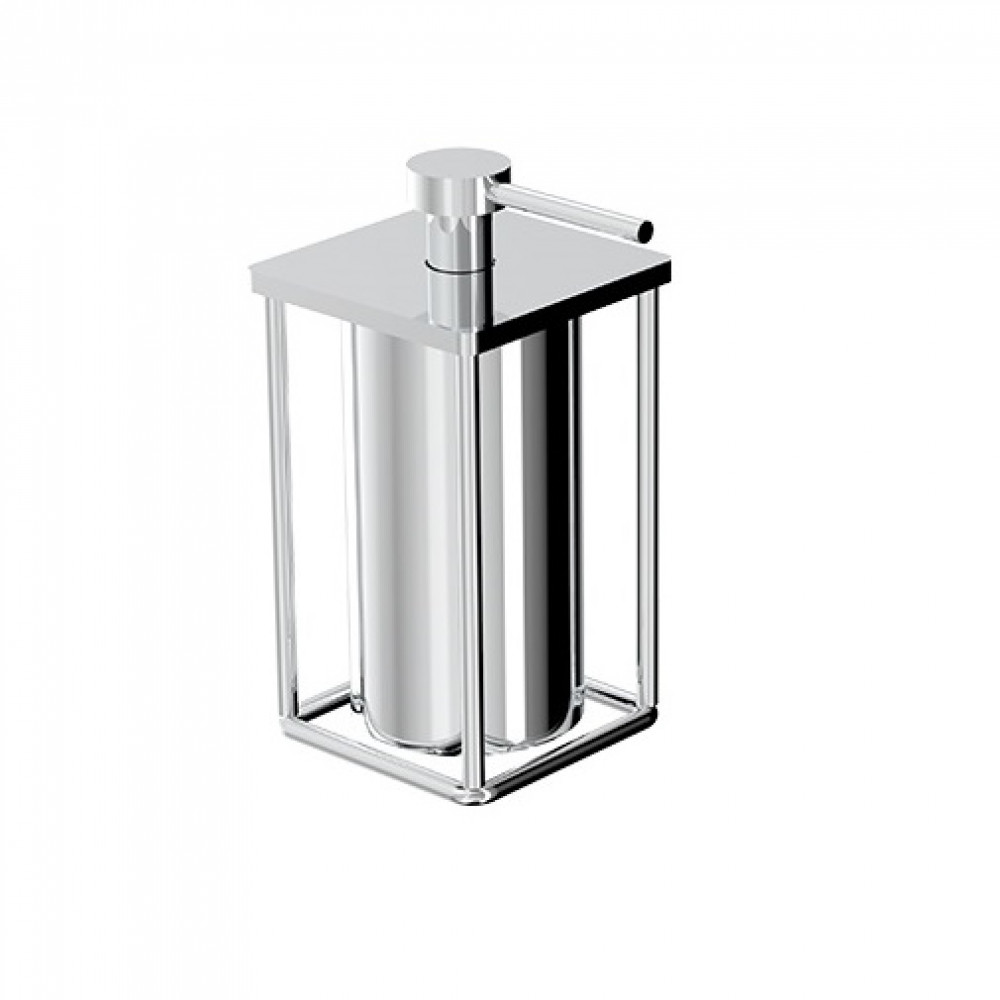 7030120 UP Дозатор для жидкого мыла отдельно стоящий, хром