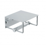 7040120 UP Держатель туал. бумаги, с крышкой, хром