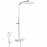 7590-11 ESTETA Душевая система со смесителем и ручным душем, хром/белый
