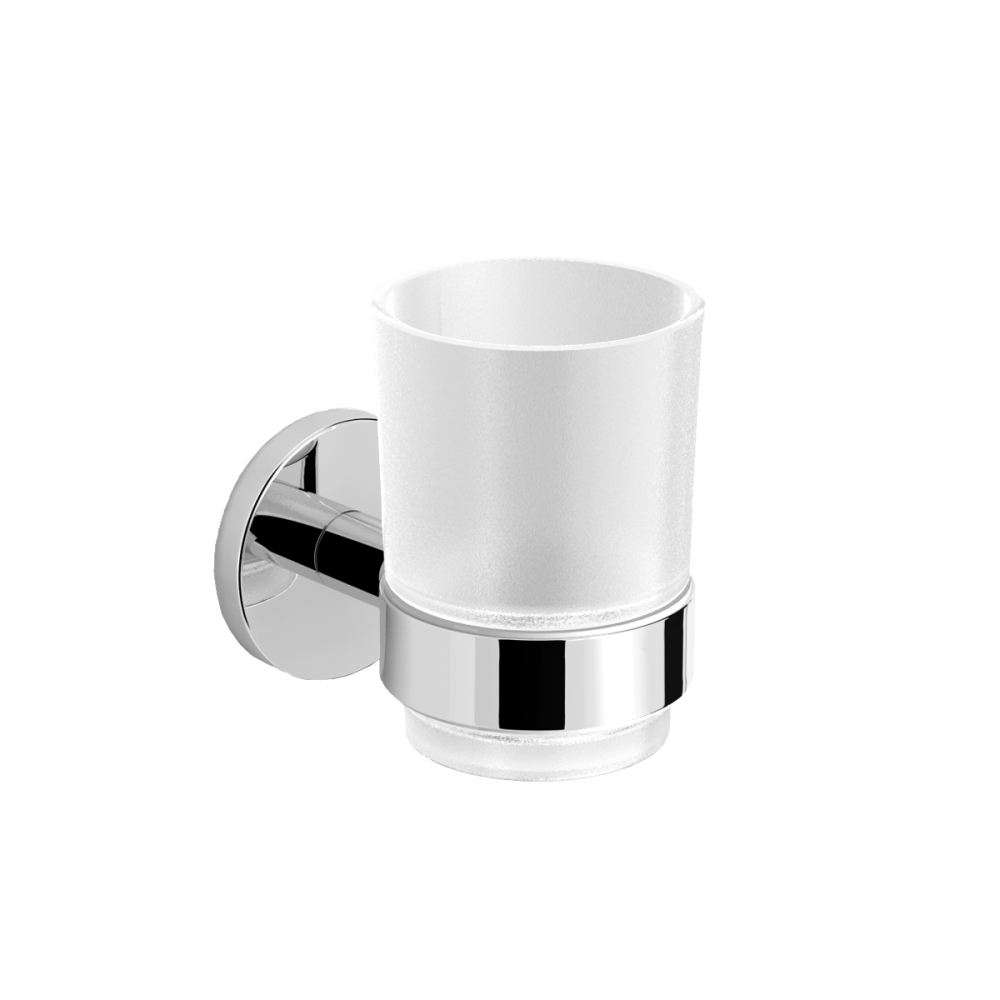 2110811A Hotel Line Стакан с держателем, хром