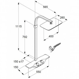 802009100 Cockpit Discovery 400 Душевая система д/душа